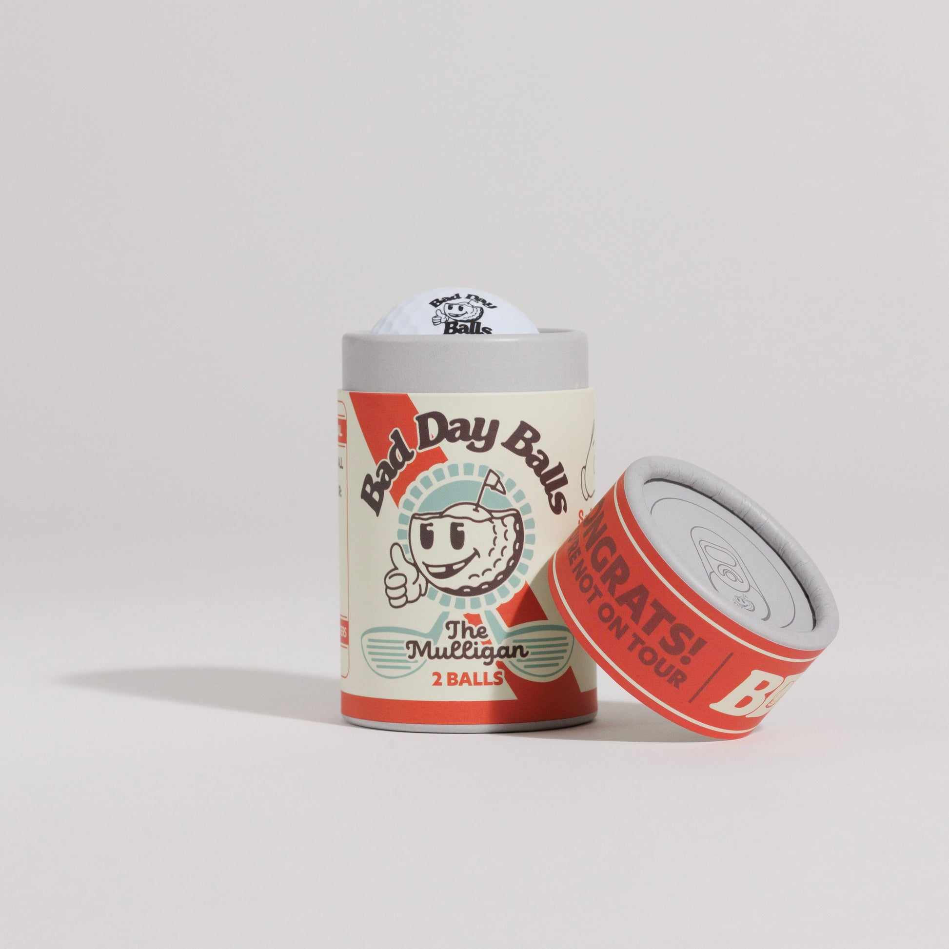 A beer can sleeve of 'Bad Day Balls' by 'The Mulligan' 