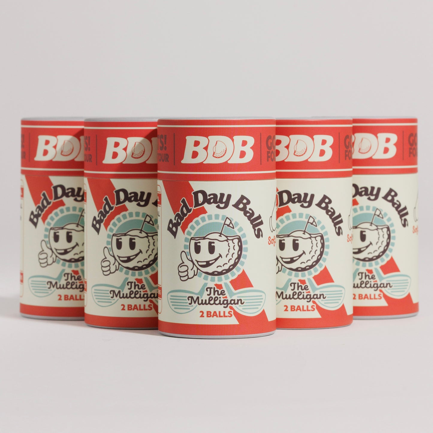 6 BDB 'Bad Day Balls' cans a 'Bad Day Balls' flying V