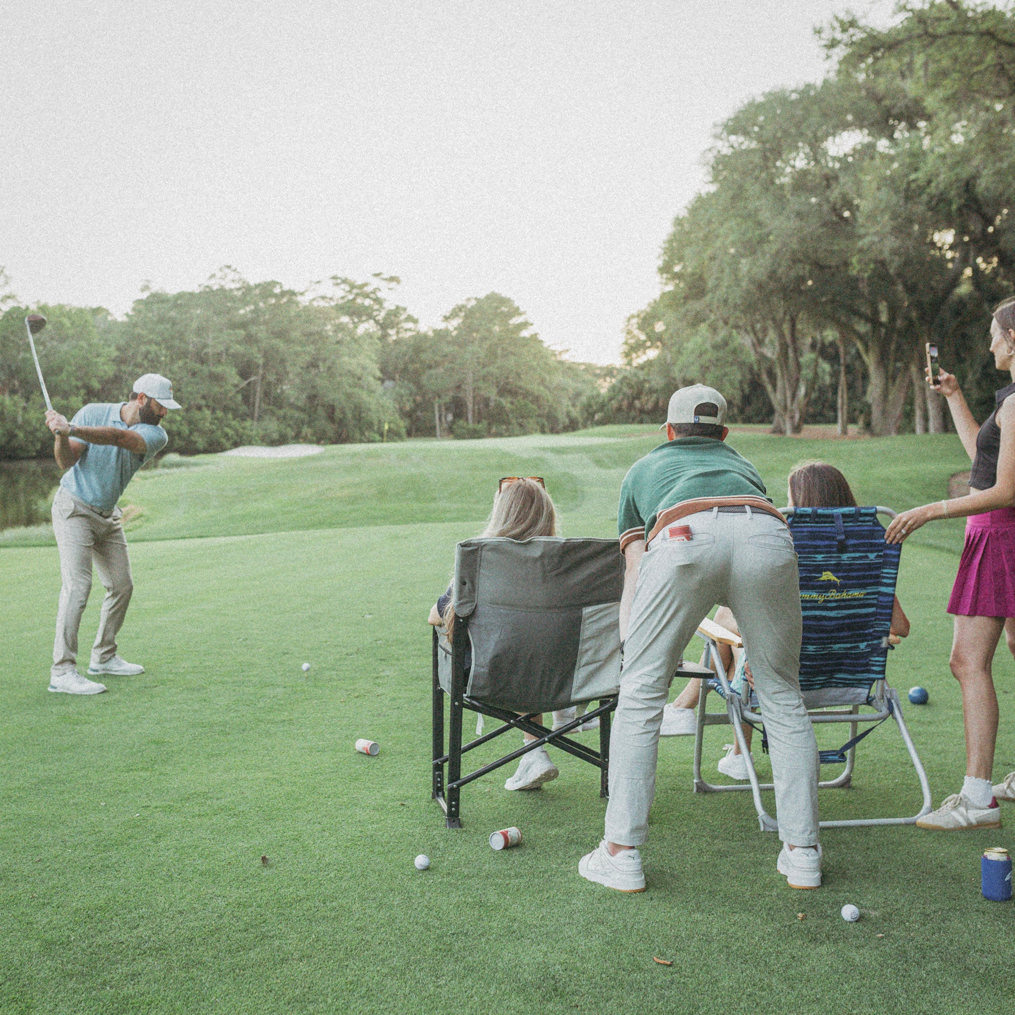 Sydney Sweeney using bad day balls golfing