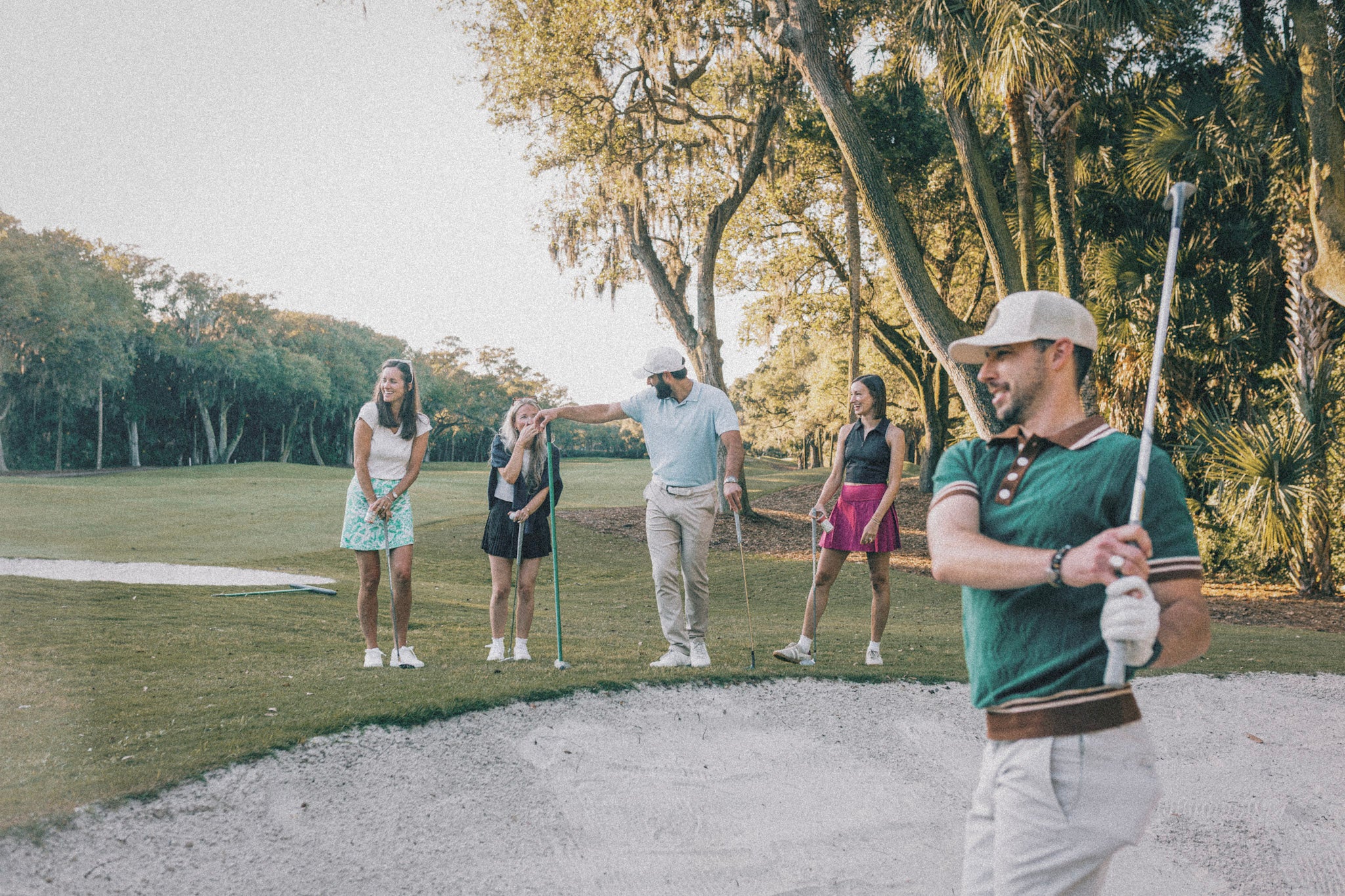 Bad Day Ball boys and girls in the sand traps